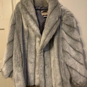 Faux fur coat
